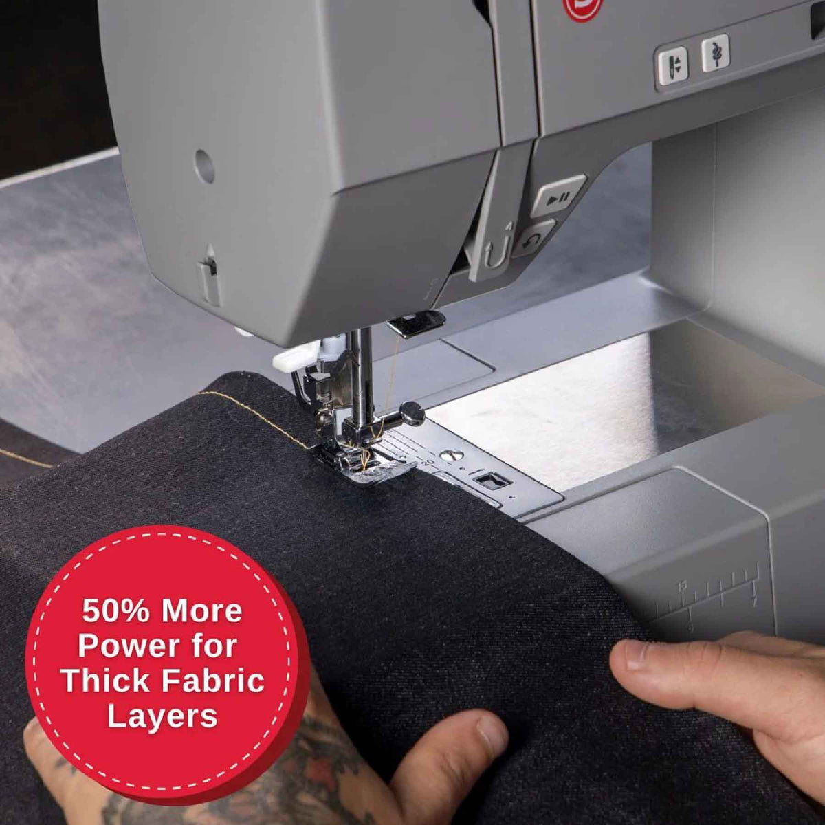 A Sample of SINGER® Heavy Duty 6700C Sewing Machine.