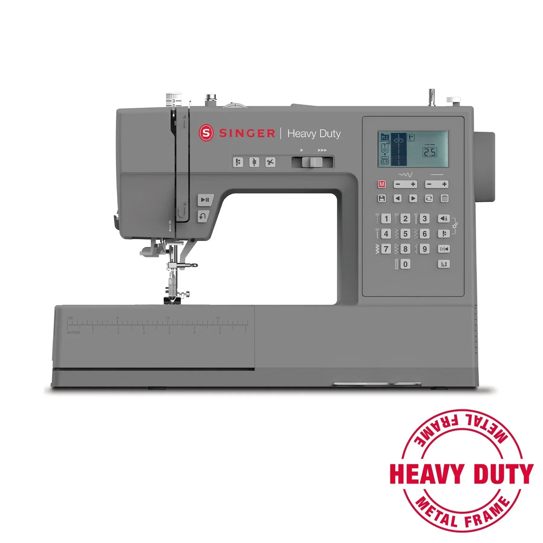 A sample of the Singer Heavy Duty 6800C Sewing Machine.