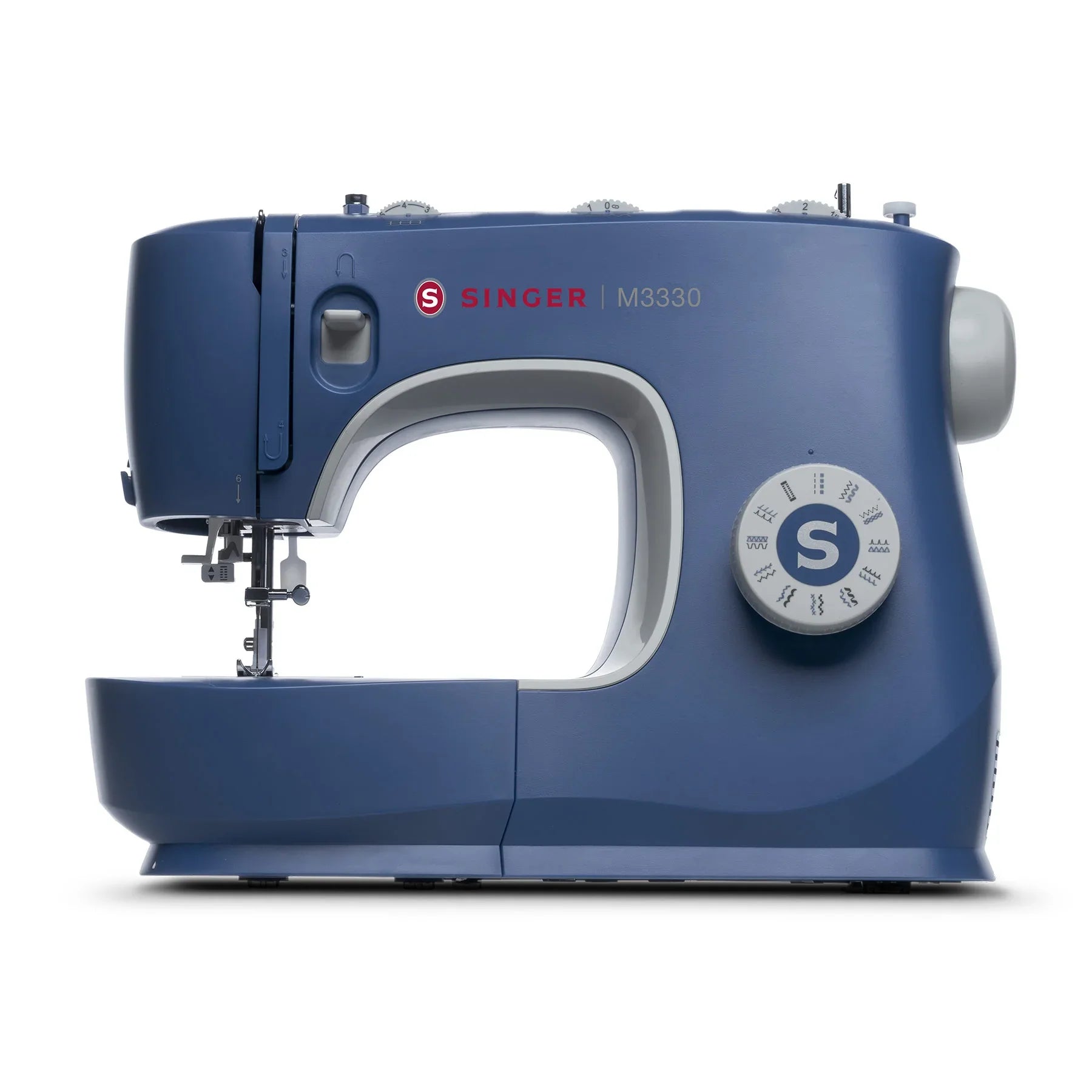 A sample of the Singer M3330 Navy Blue Sewing Machine.