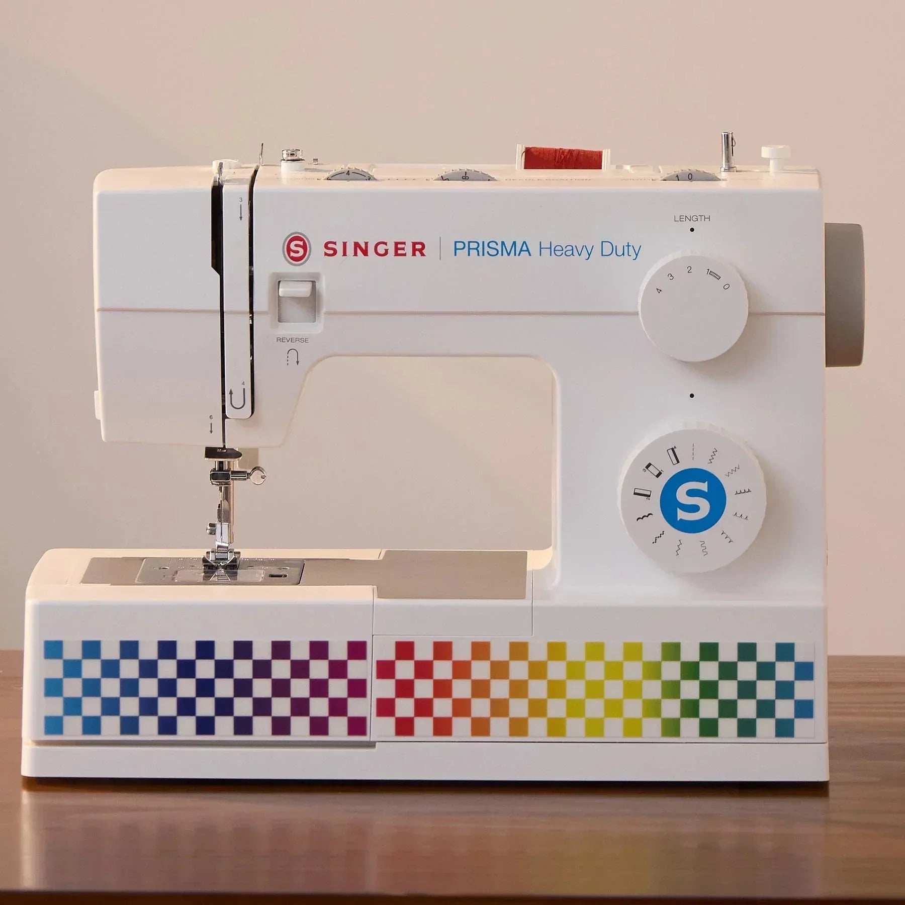 A sample of SINGER PRISMA Heavy Duty Sewing Machine.