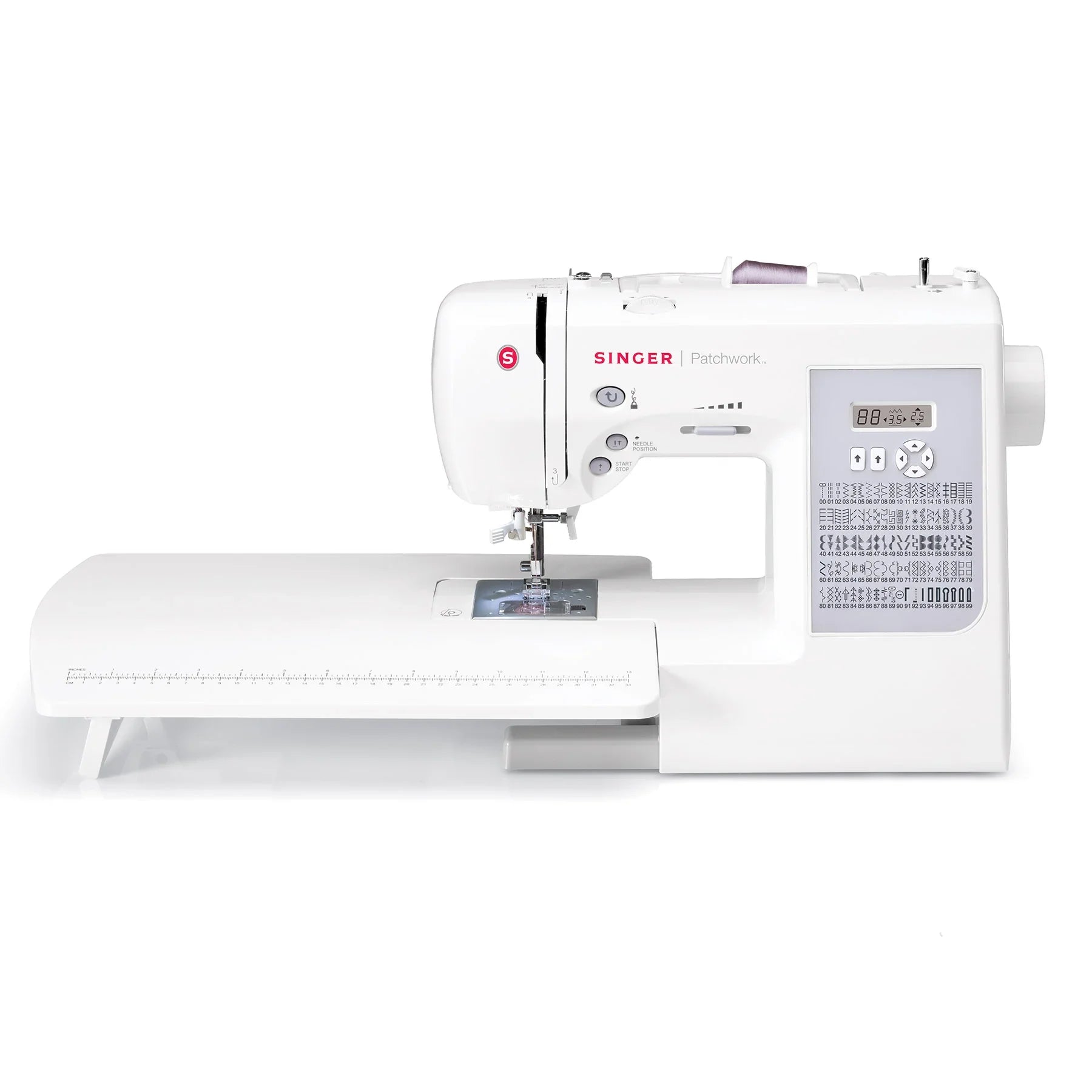 A Sample of the SINGER Patchwork 7285Q Sewing & Quilting Machine.
