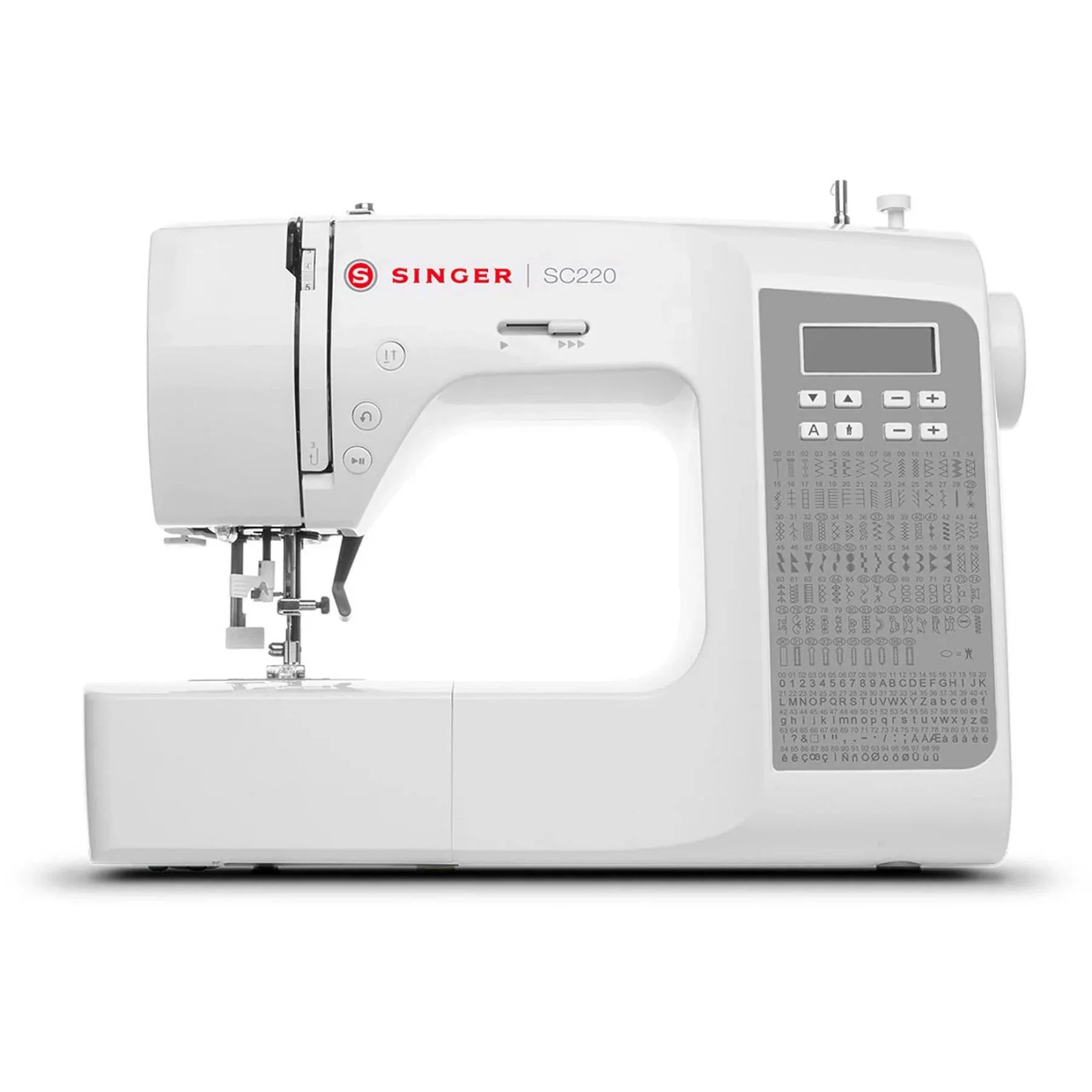 A sample of SINGER SC220 Sewing Machine.