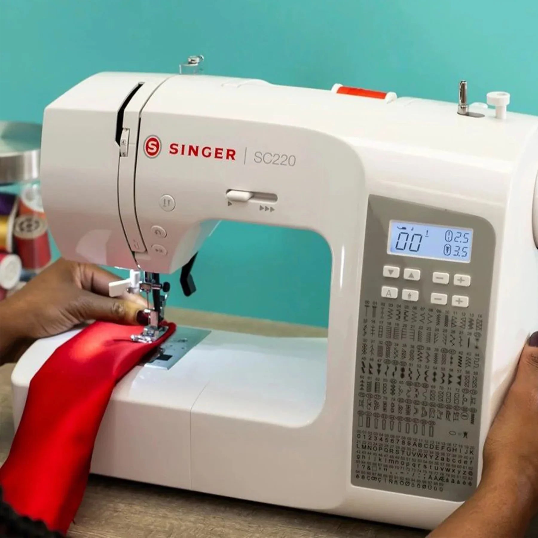 A sample of SINGER SC220 Sewing Machine.