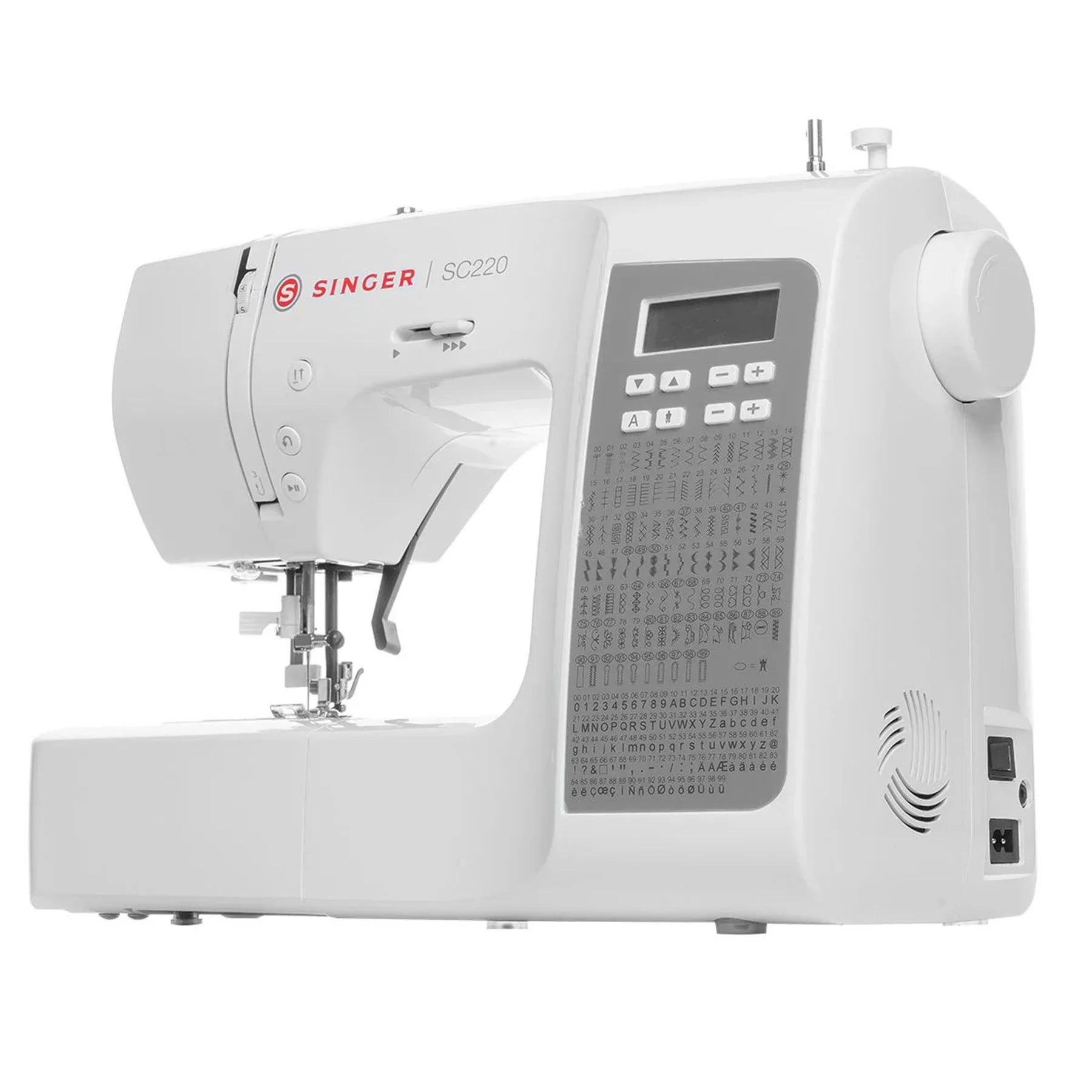 A sample of SINGER SC220 Sewing Machine.