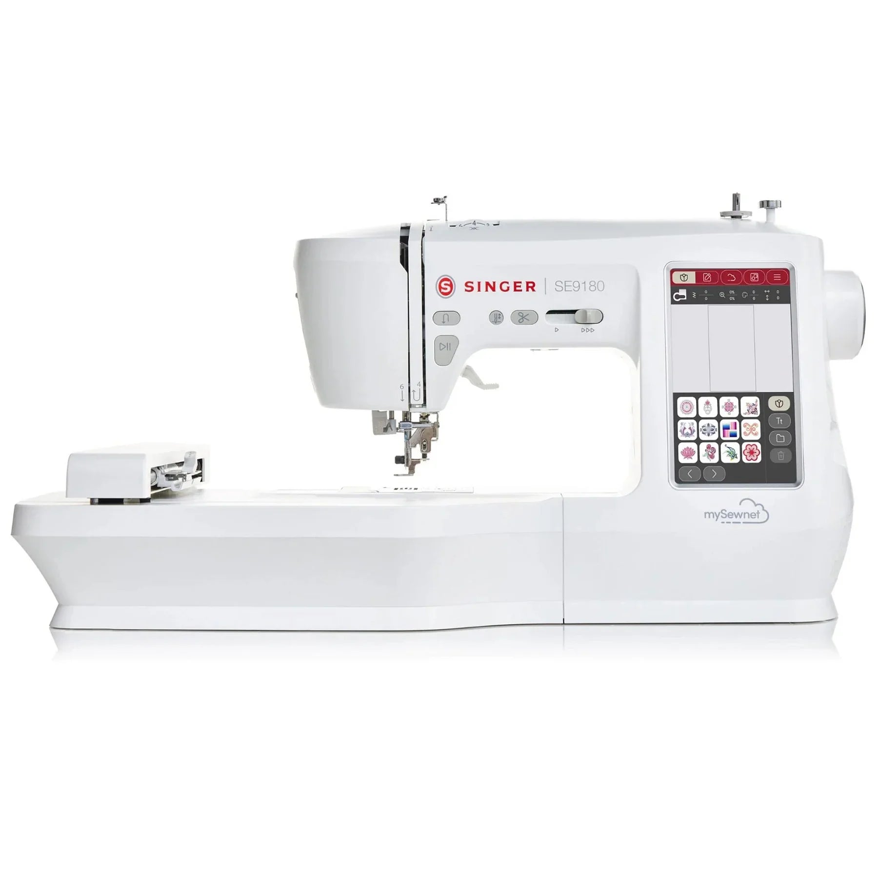 A sample of the SINGER SE9180 Sewing & Embroidery Machine.