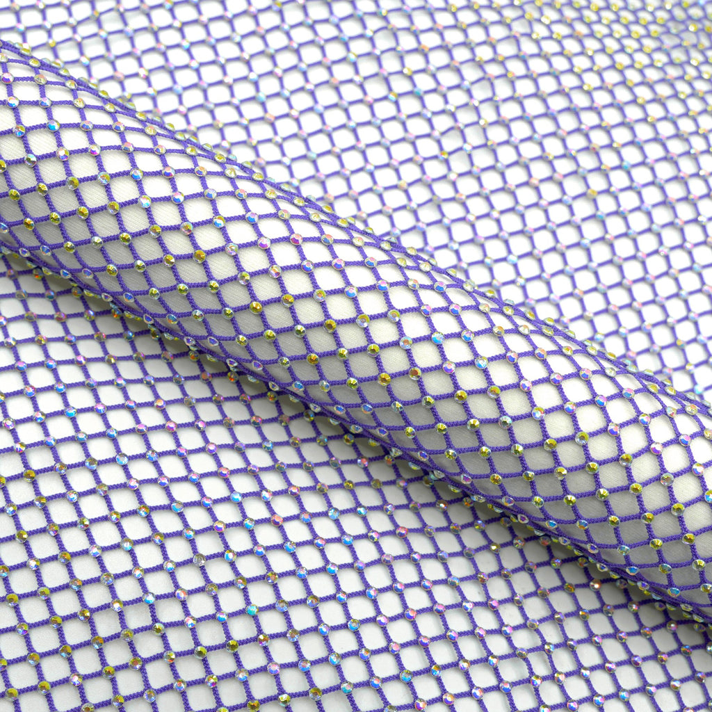 Enigma Diamond Fishnet Fabric | Blue Moon Fabrics