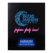 Front view of a Harmony Ultra Soft Double Knit Spandex Color Card.