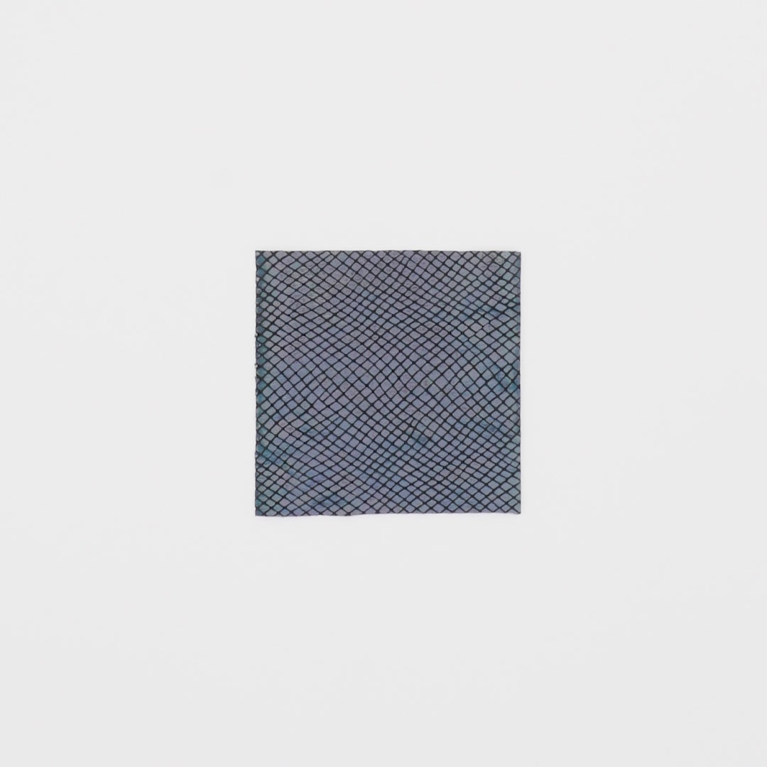 Load video: Close-up video of Cobra Foil Printed Stretch Velvet Fabric showcasing its looks and ability to stretch as a fabric.