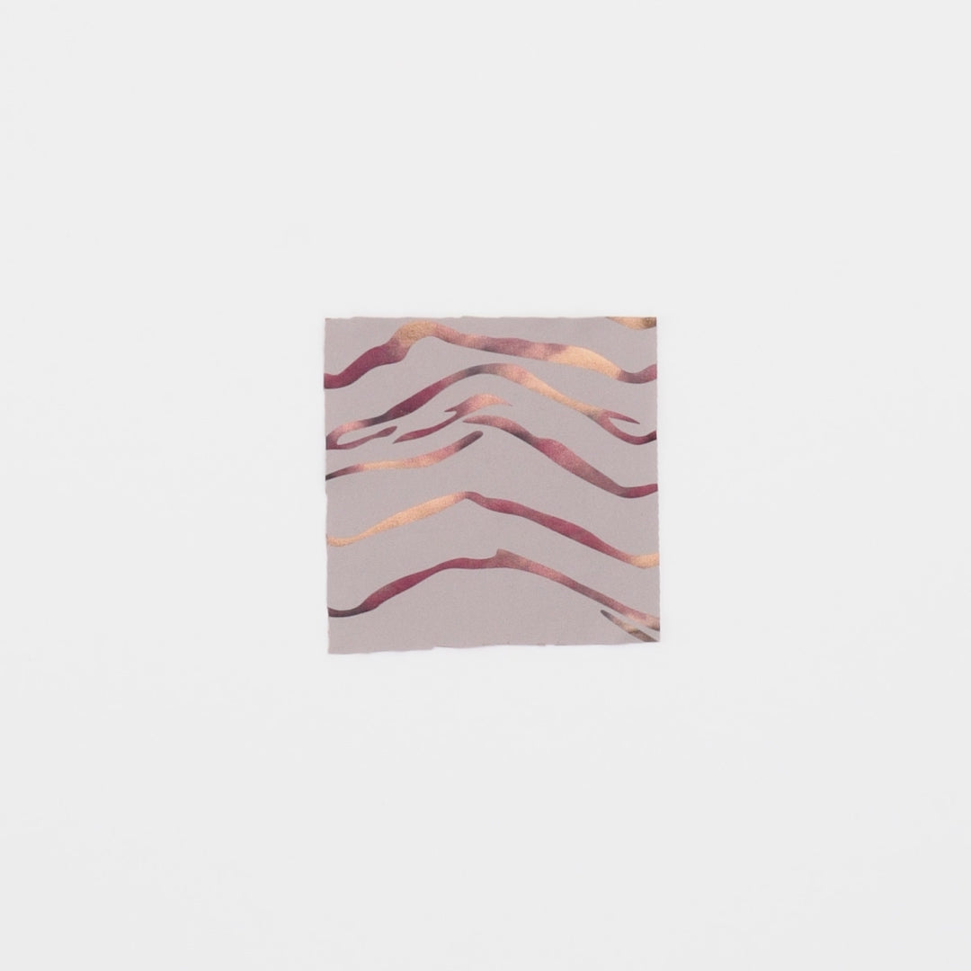 Load video: Close-up video of Zebra Recycled EcoTechFlex Spandex Fabric showcasing its looks and ability to stretch as a fabric.