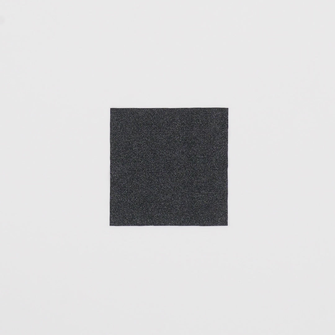 Load video: Close-up video of Cowboy Faux Leather Foil Printed Spandex Fabric showcasing its looks and ability to stretch as a fabric.