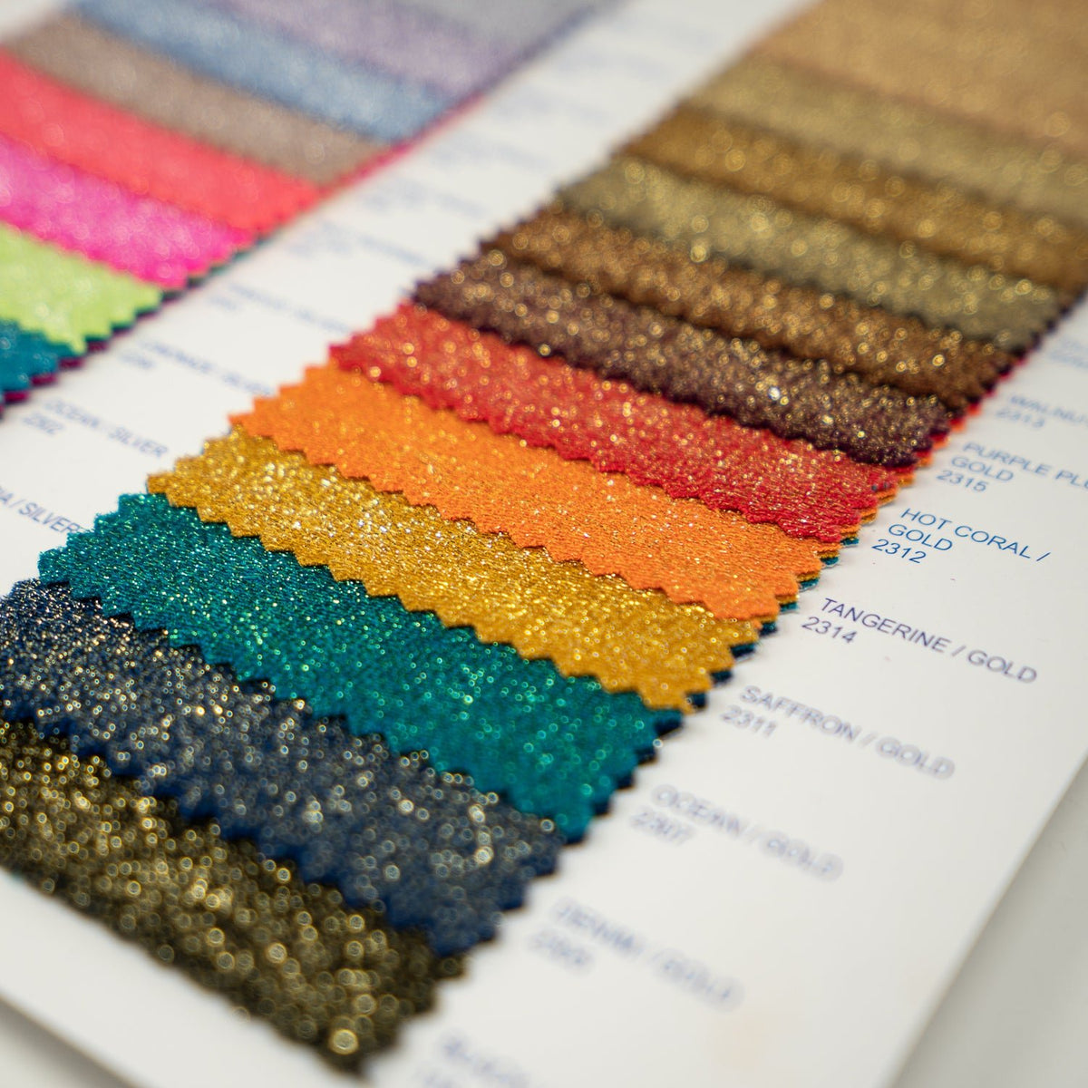 Detailed interior shot of Deluxe Color Card Book.