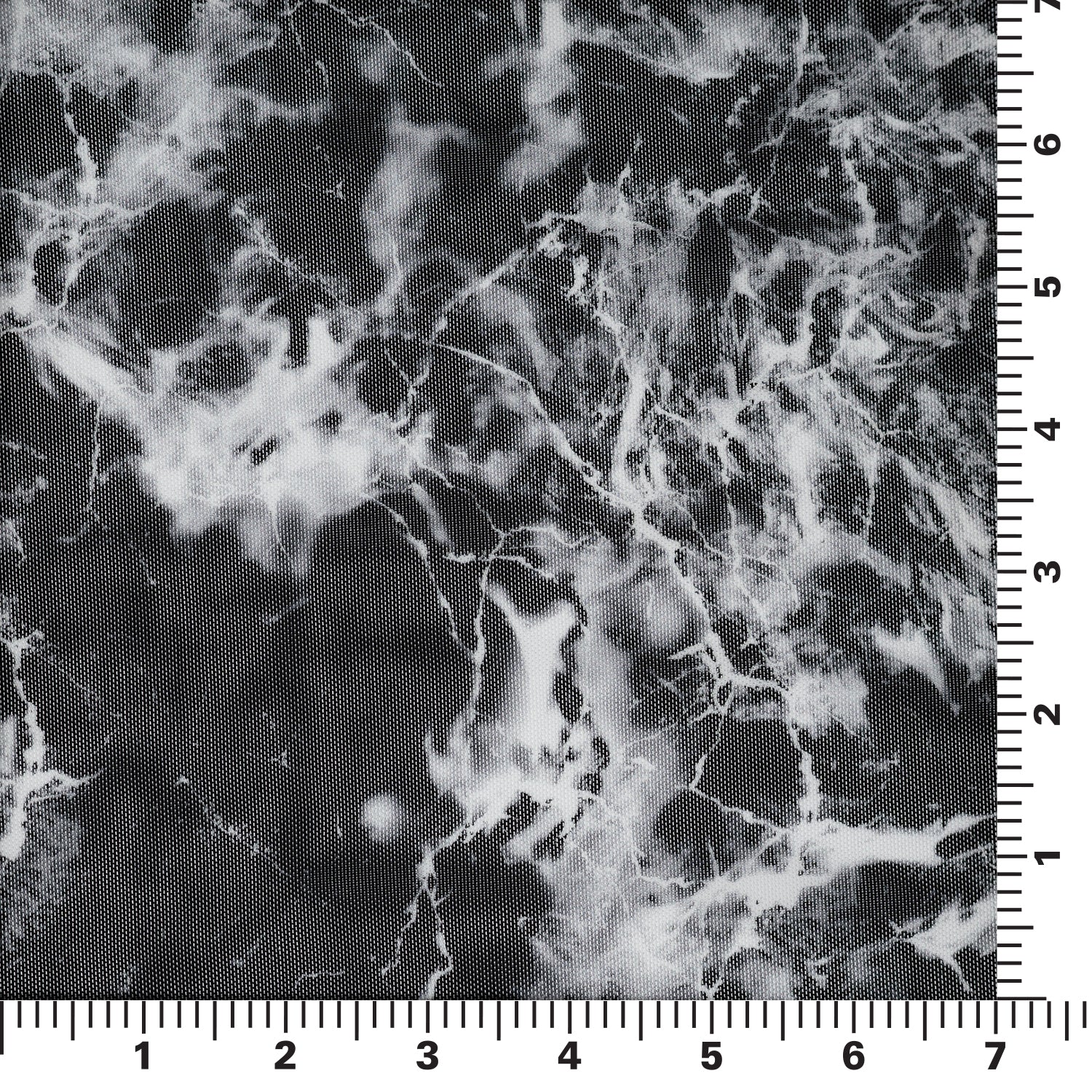 A measurement panel of Magic Marble Printed Power Mesh