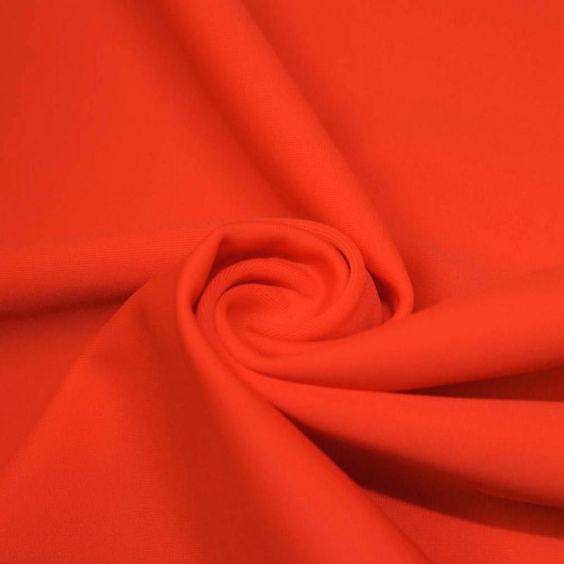 Microfiber Stretch Jersey Fabric Neon Orange 25 yard bolt