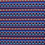 A flat sample of Diamond Triangle Printed Spandex.