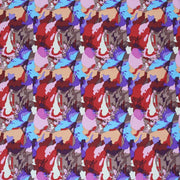 A flat sample of Pastel Rubber Camouflage Printed Spandex.