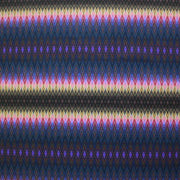 A flat sample of Fun Tribal Stripe Printed Spandex.