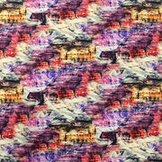 A flat sample of Sandstone Texture Printed Spandex.