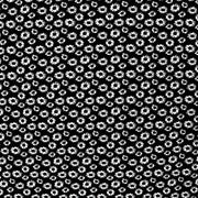 A flat sample of White Daisy Printed Spandex.