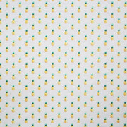 A flat sample of Pineapple Printed Spandex.