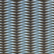 A flat sample of Weaving Arches Blue White Printed Spandex.