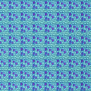 A flat sample of Aquatic Abstract Cells Printed Spandex.
