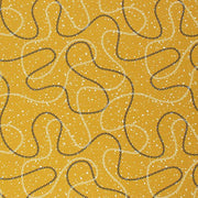 A flat sample of Chain Link Speckles Printed Spandex.