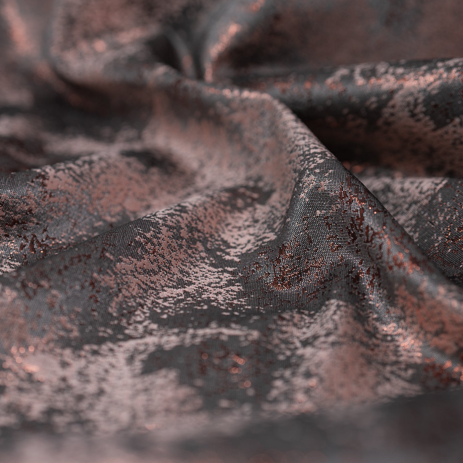 Detailed shot of Pink Passion Metallic Brocade.
