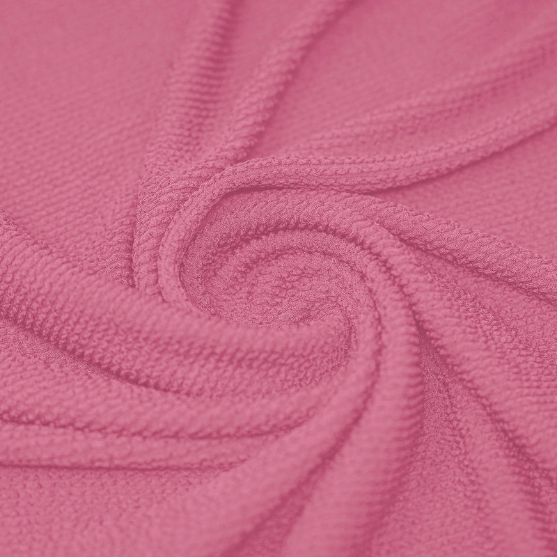 Baby Pink Knit Stretch Fabric, Knit Poly