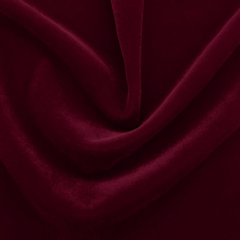 Stretch Velvet Wine, Fabric by the Yard