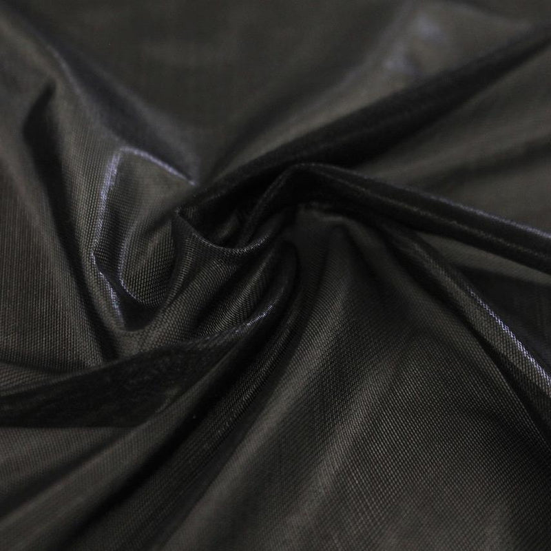 Ultrasheen Foiled Power Mesh Fabric | Blue Moon Fabrics