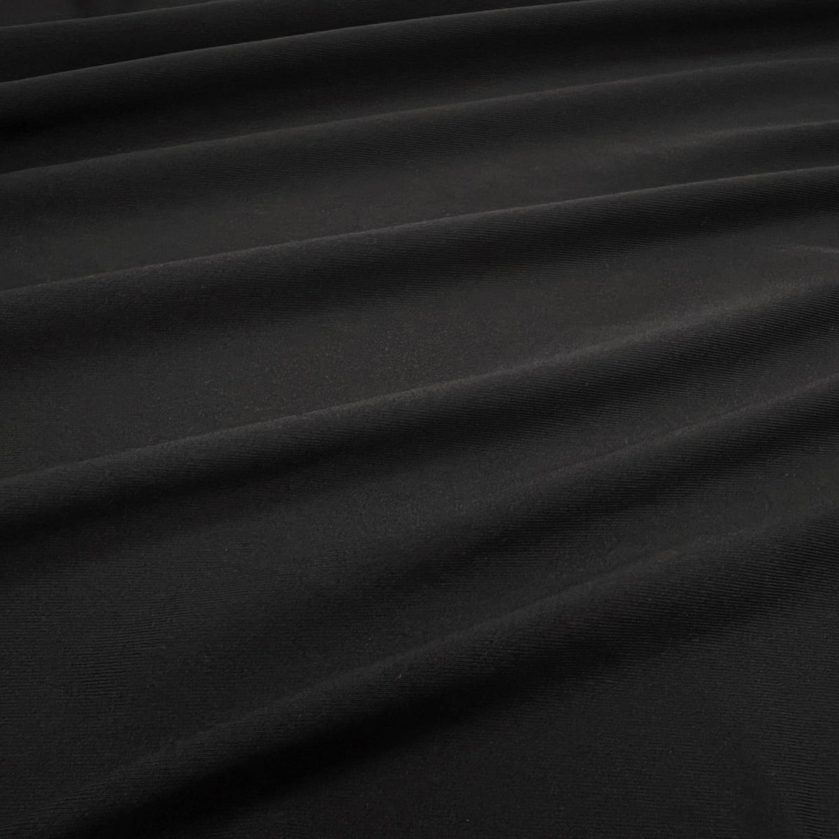 A sample of Uniflex Jersey Knit in the color Black 