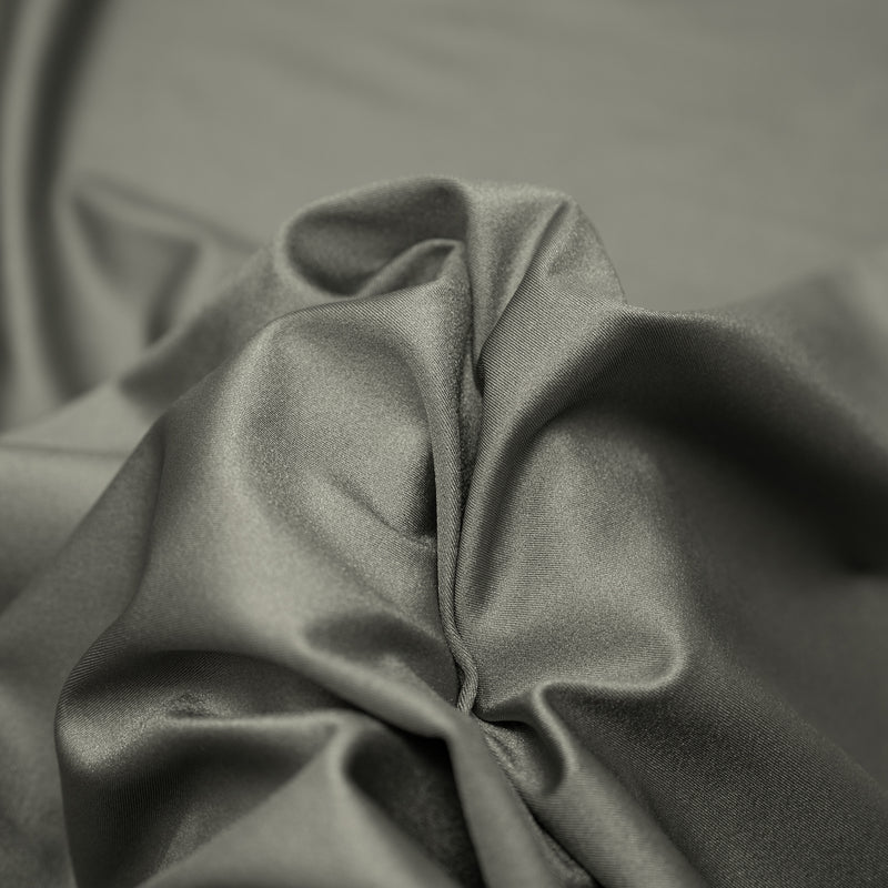 Dark Taupe Color Shiny 4-Way Spandex Fabric